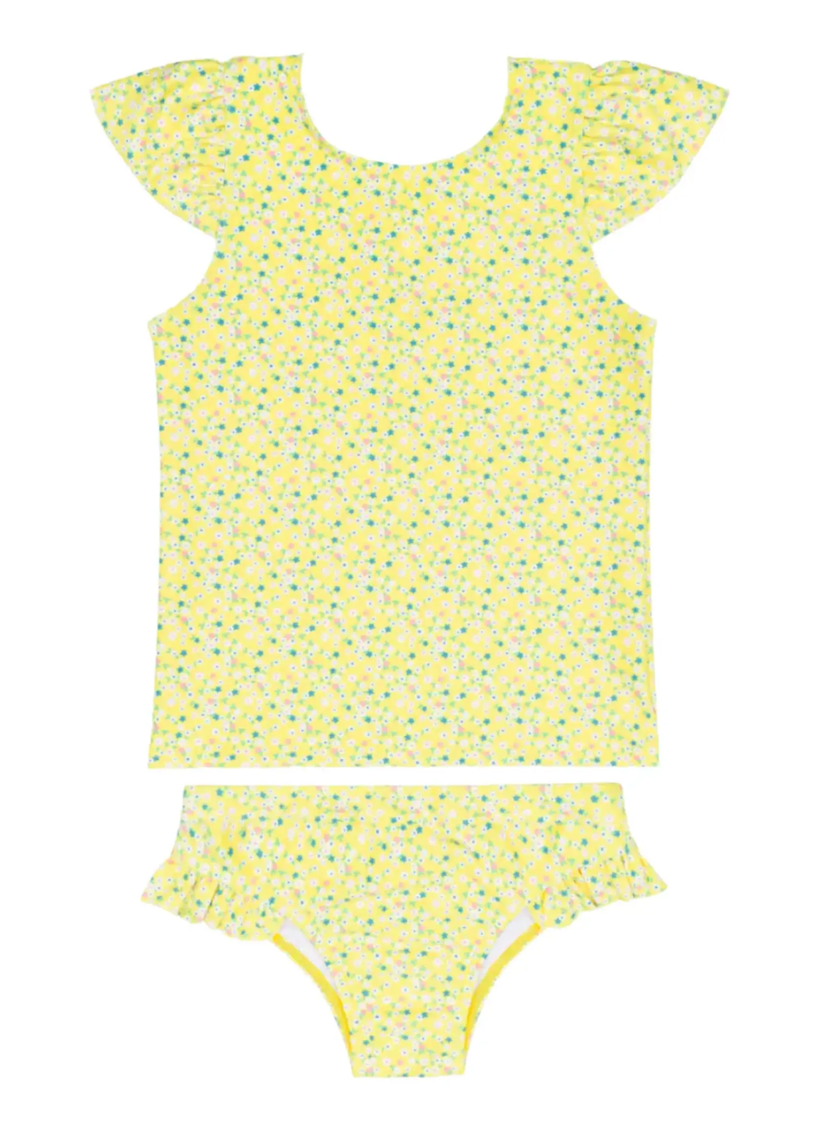 Minnow cap sleeve rashguard set