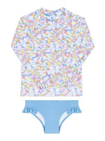 Minnow Girls Rashguard Set
