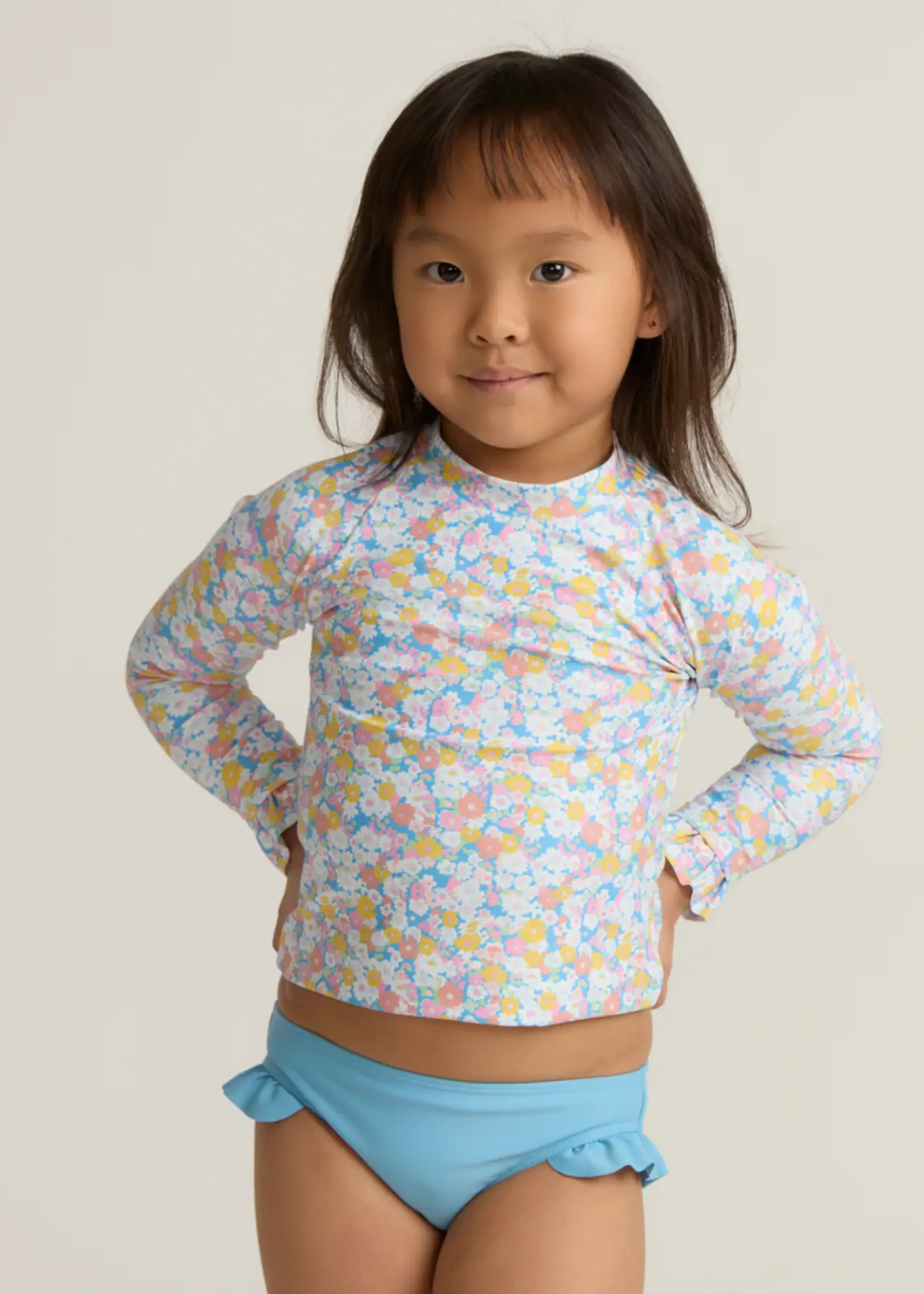 Minnow Girls Rashguard Set