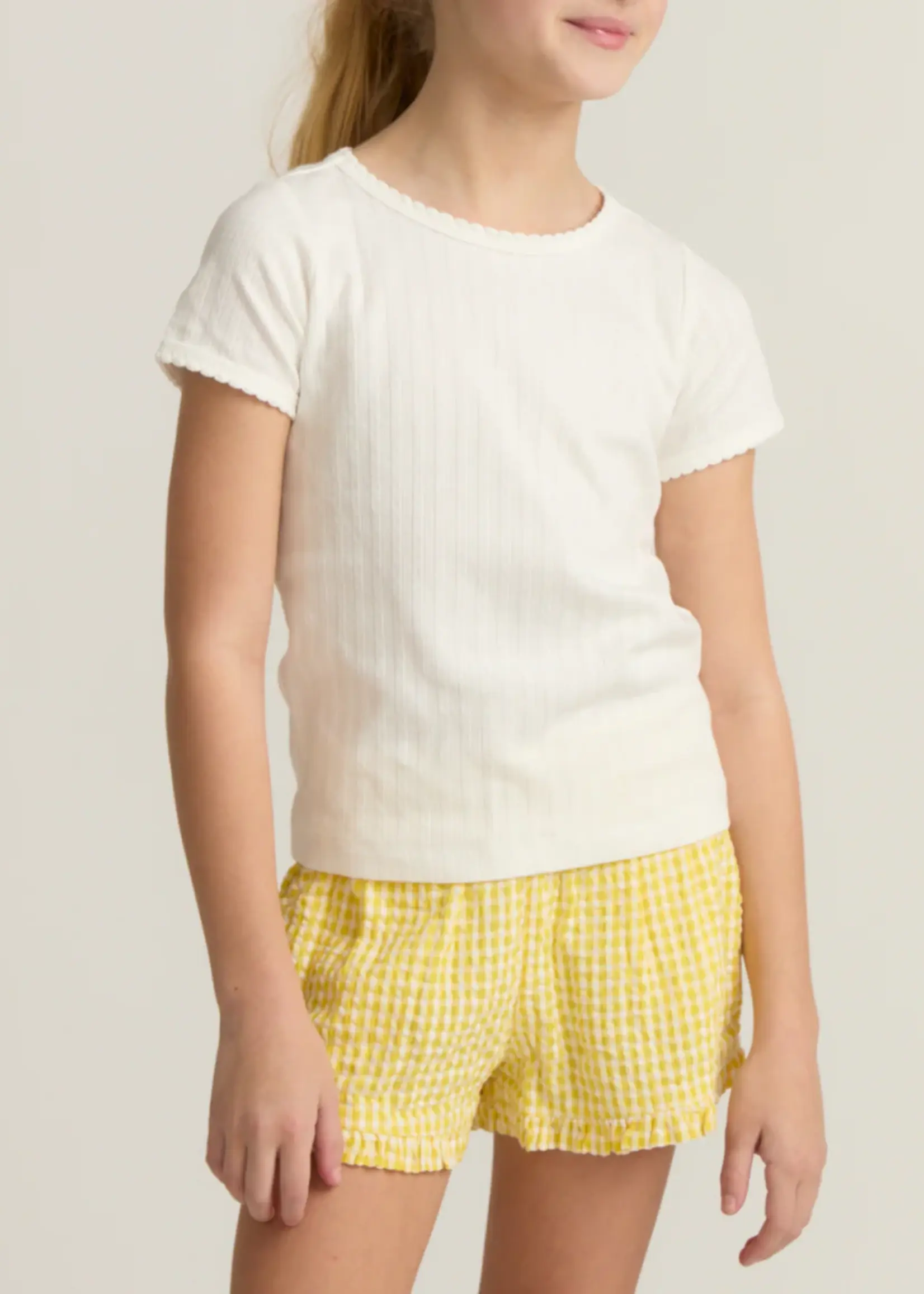 Minnow girls ruffle shorts