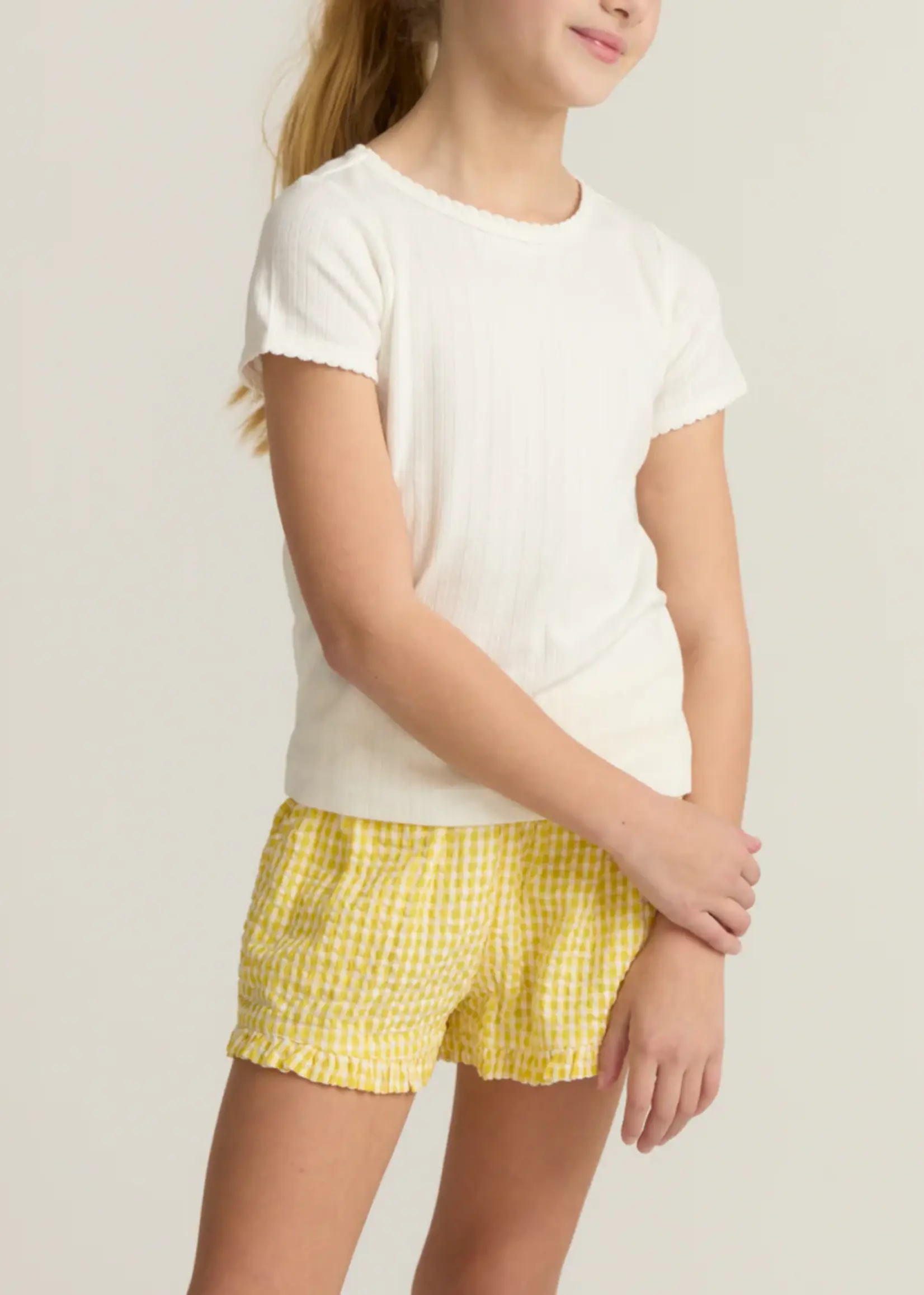 Minnow girls ruffle shorts