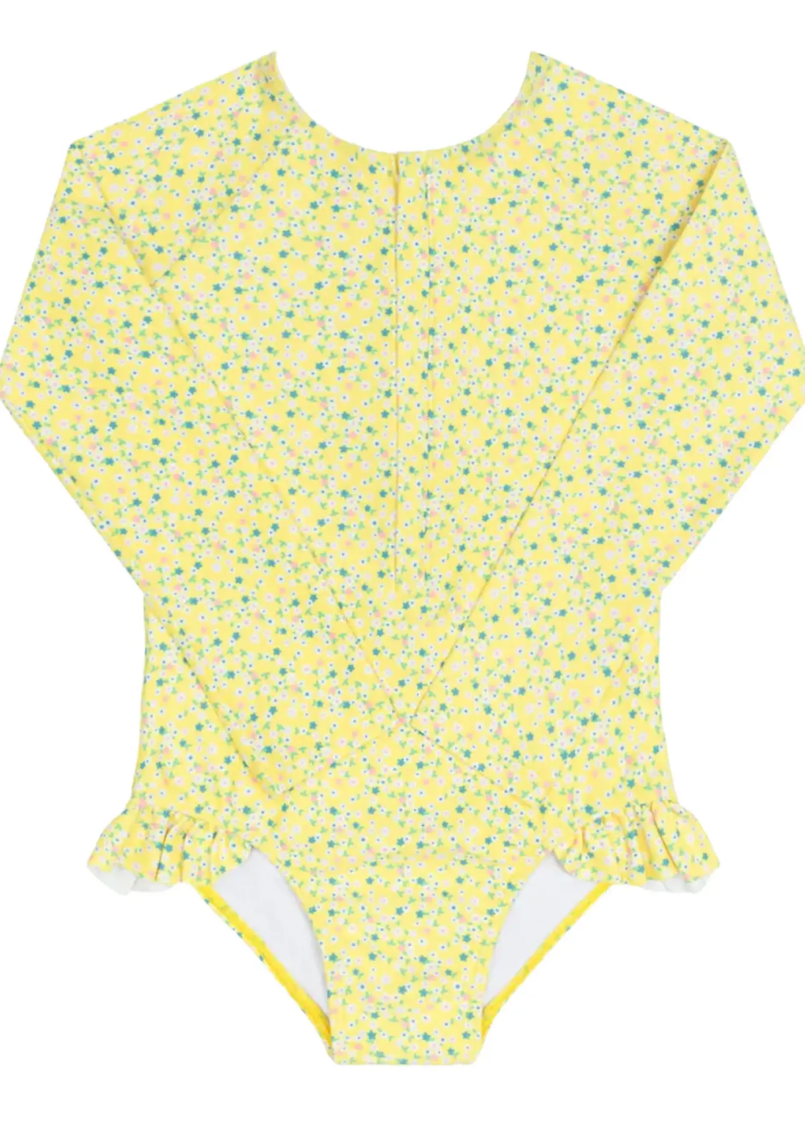 Minnow Girls front zip rashguard one piece