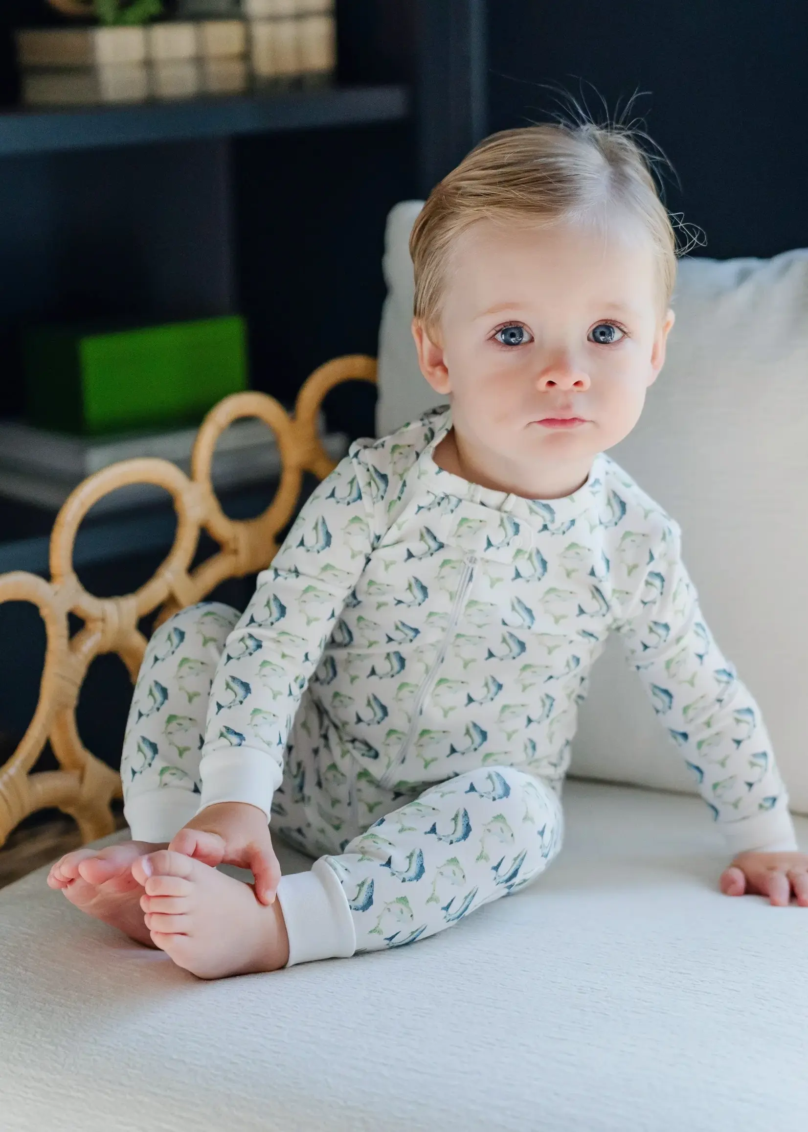 Lila + Hayes Parker Zipper Pajama