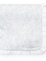 Lila + Hayes Ruffled Edge Cotton Blanket