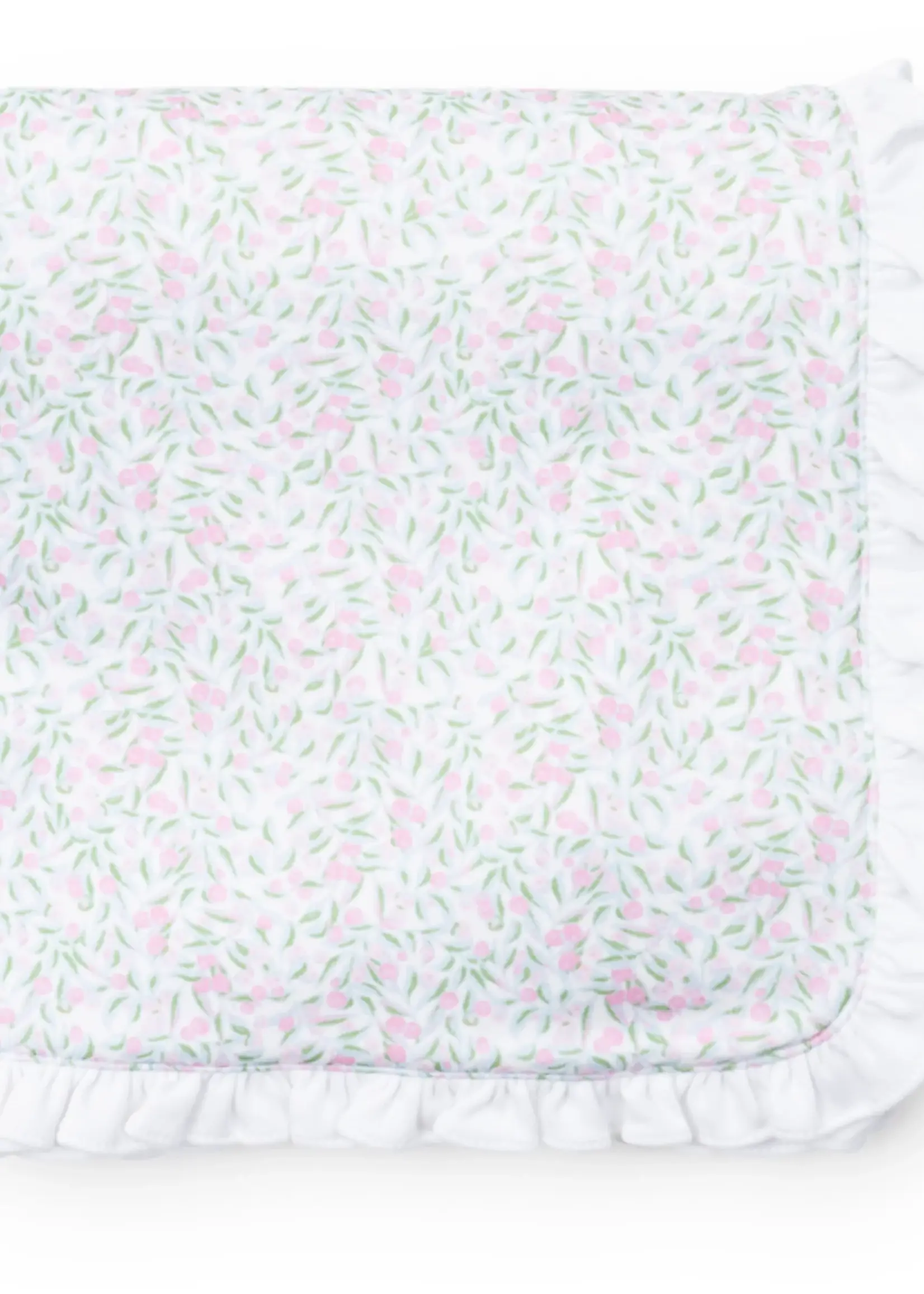 Lila + Hayes Ruffled Edge Cotton Blanket