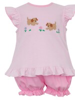 Claire and Charlie GARDEN PUPPIES GIRL Bloomer Set