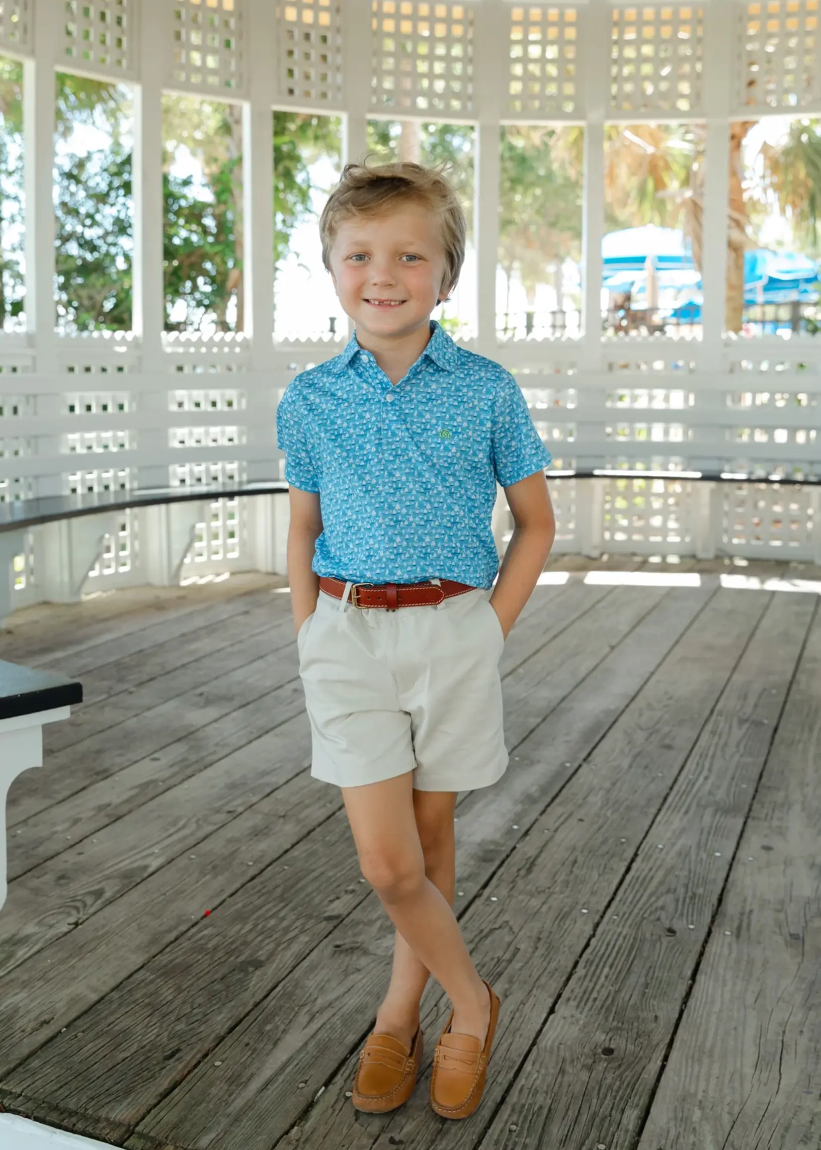 Bailey Boys S/S PERFORMANCE POLO