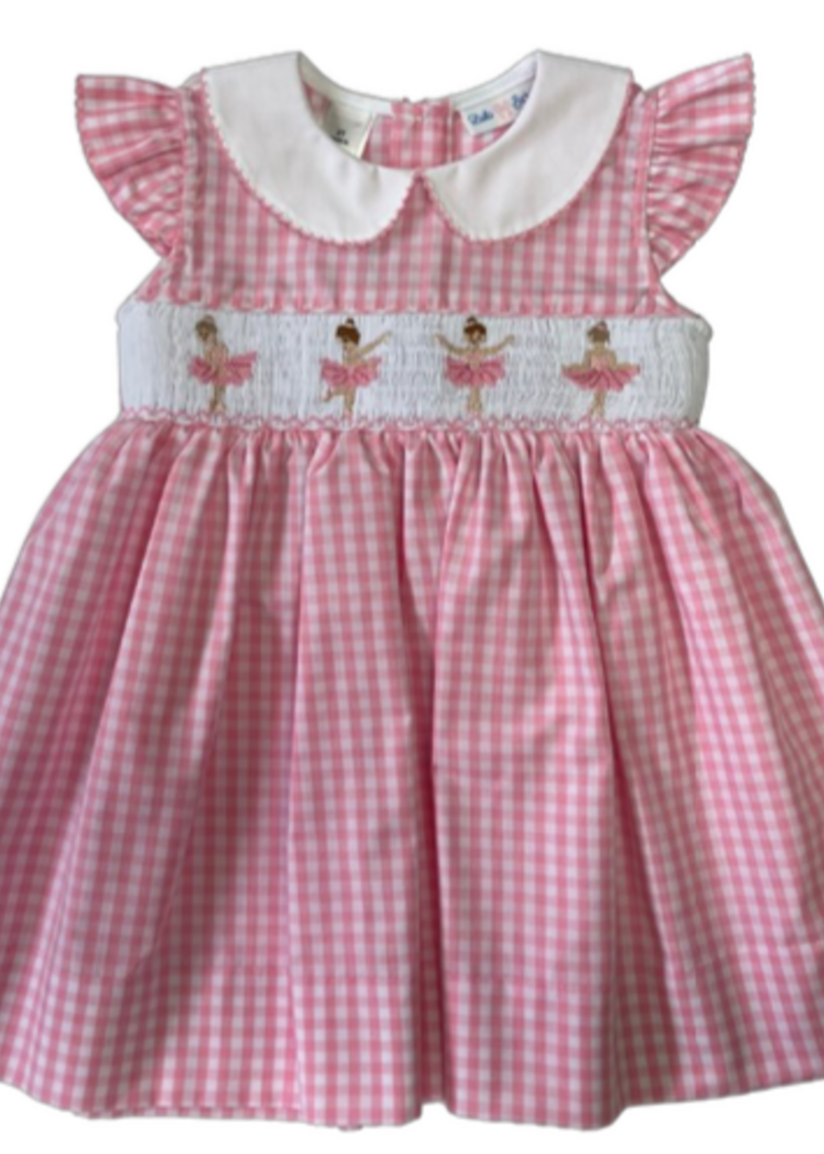 Lulu Bebe Rose Smocked Ballet Dress