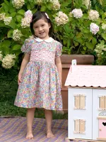 Rachel Riley Smocked Dress