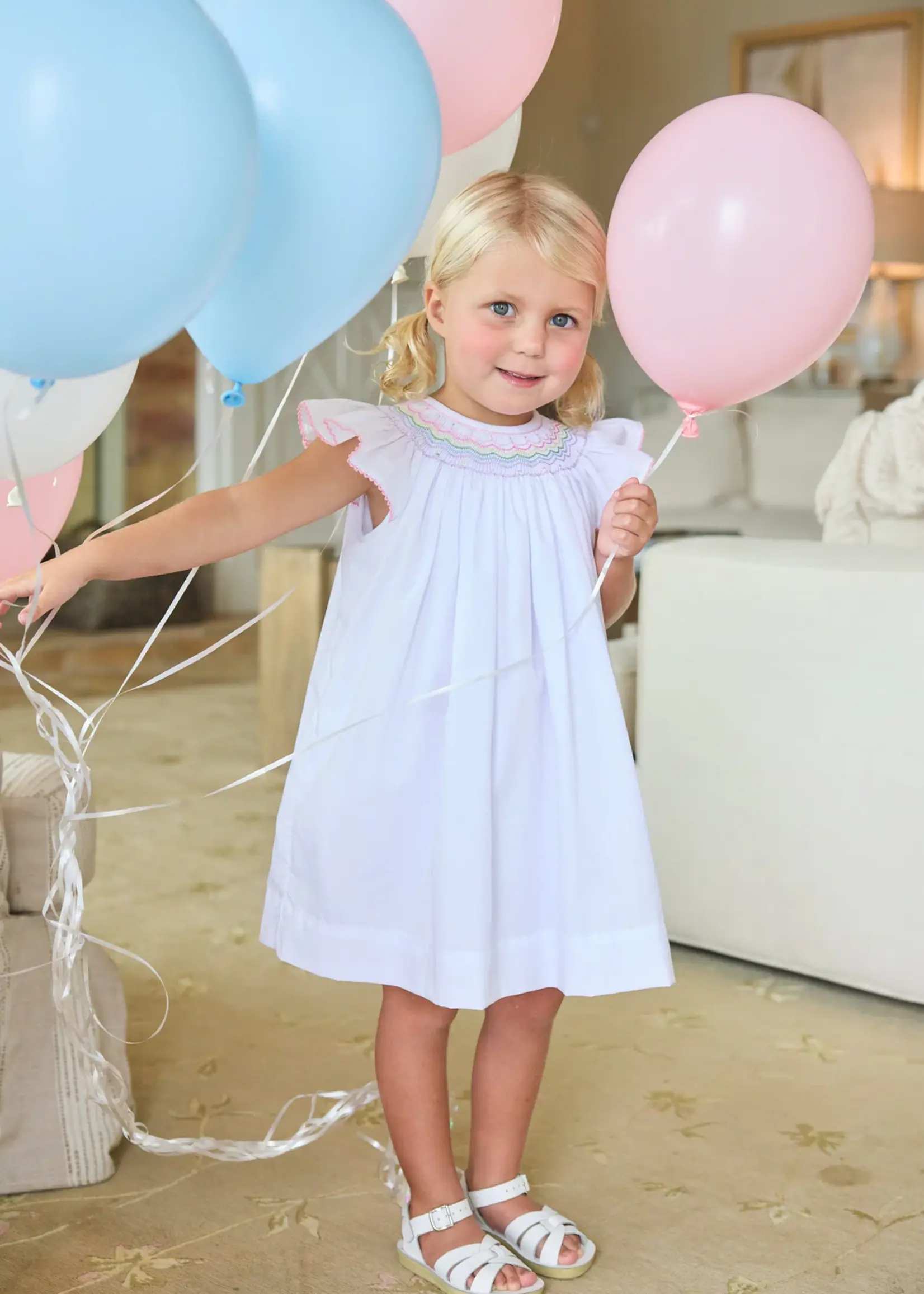 Little English Smocked Bishop Dress