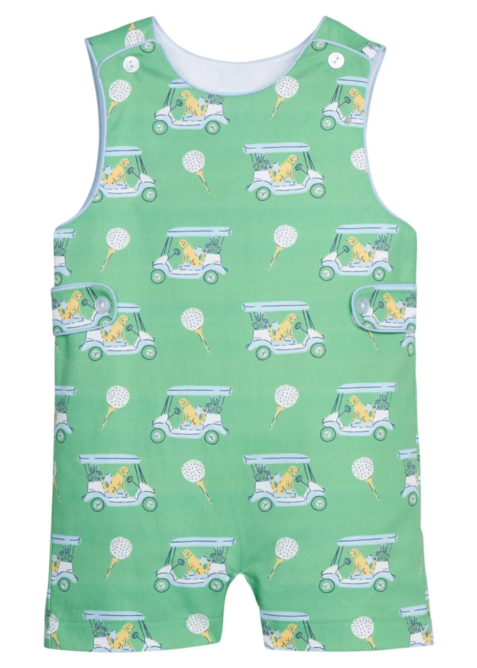 Little English Button Tab John John