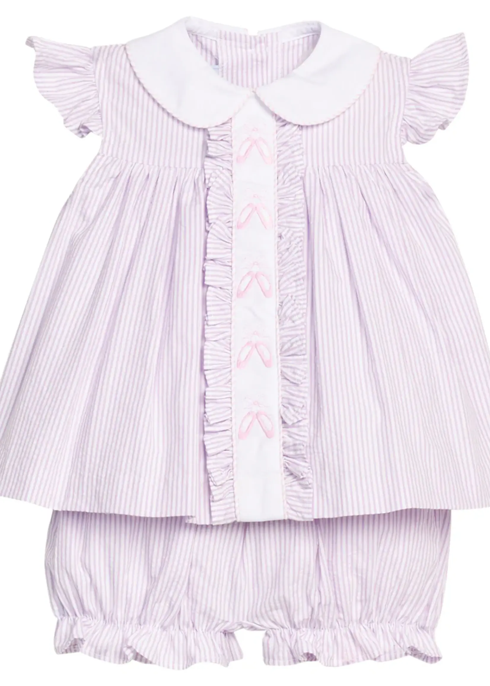 Little English Ruffled Sally Bloomer Set