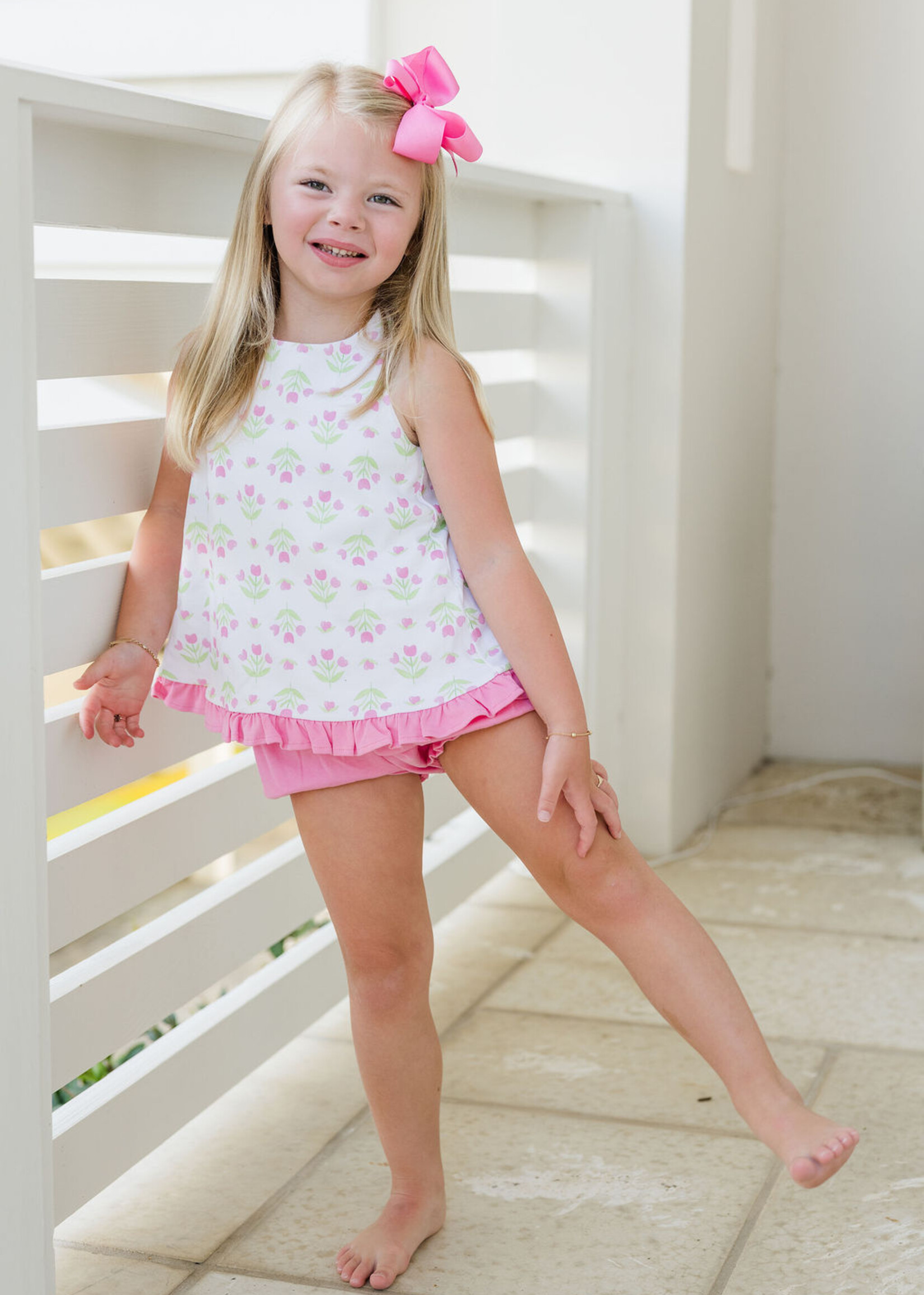 James and Lottie Poppy Bloomer Set