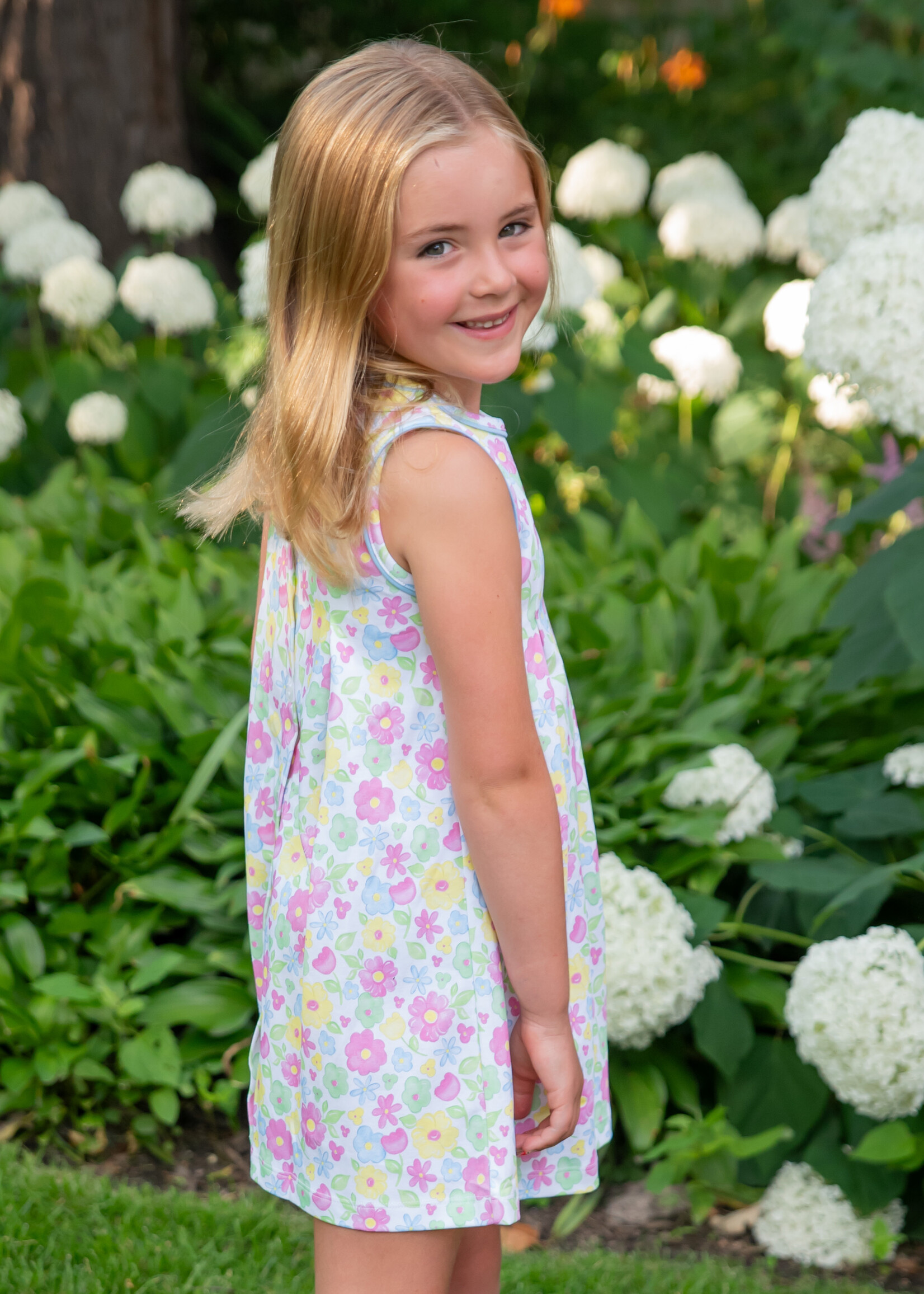 James and Lottie Penny Pleat Dress