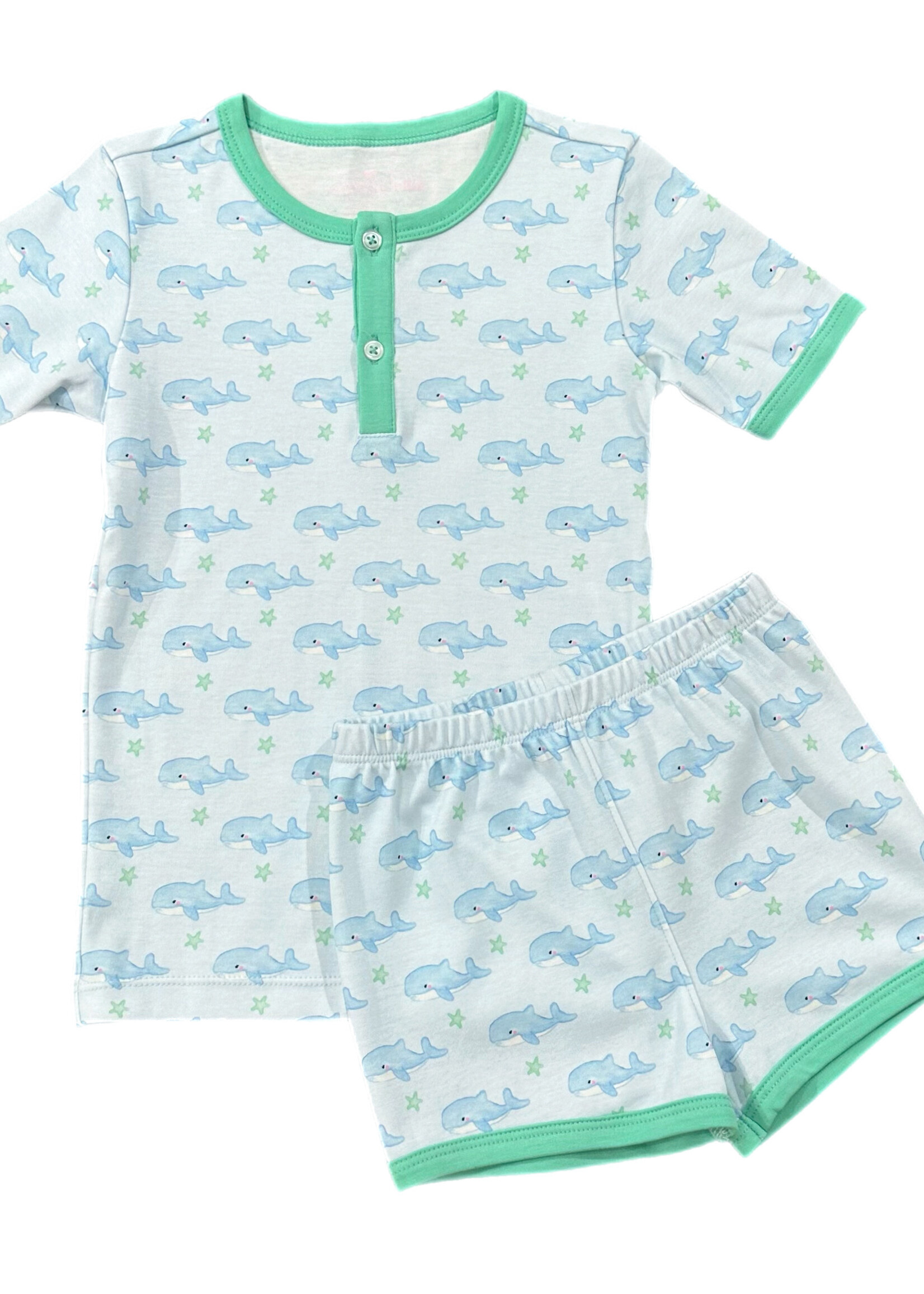 James and Lottie Boy Two Piece Jammies Short