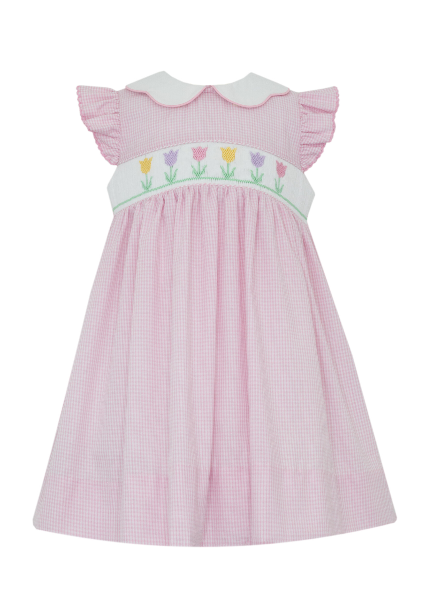 Petit Bebe Spring Tulips sleeveless dress