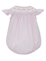 Petit Bebe PINK BOWS bishop bubble