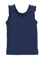 Pink Chicken Joy ruffle rib tank