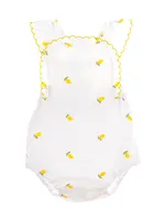 Sophie & Lucas Lemon Broderie Sunsuit