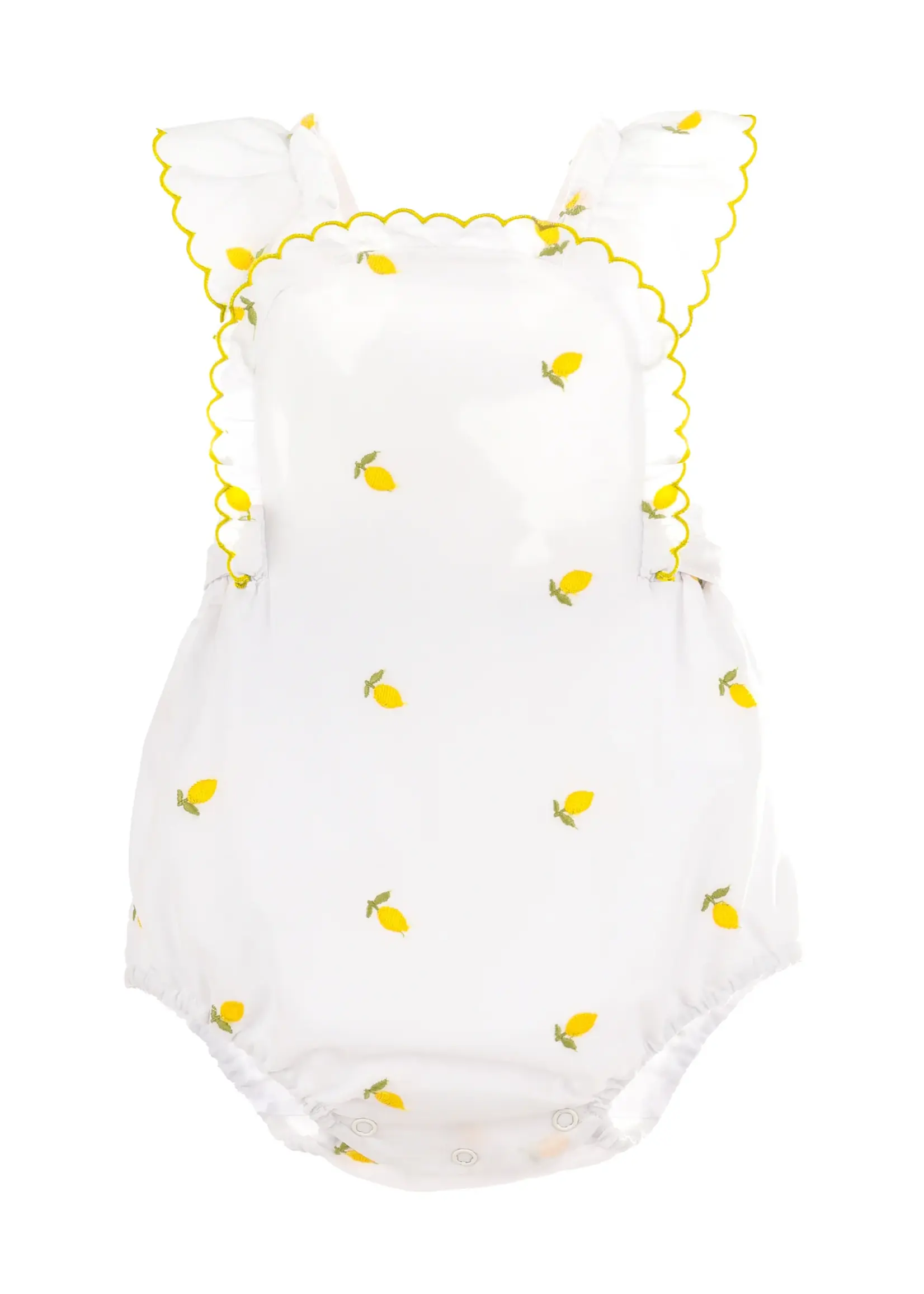 Sophie & Lucas Lemon Broderie Sunsuit