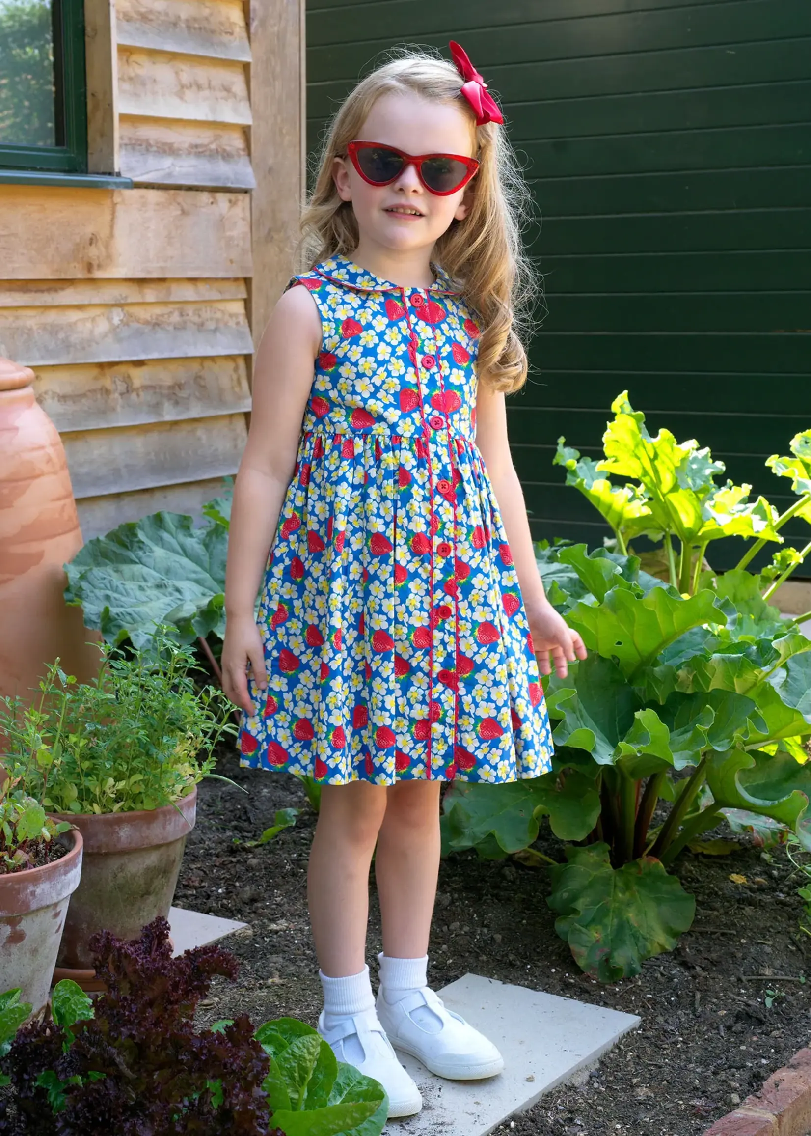 Rachel Riley Button-Front Dress