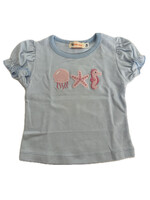 Luigi Kids Girls S/S Ocean Icons Stripe