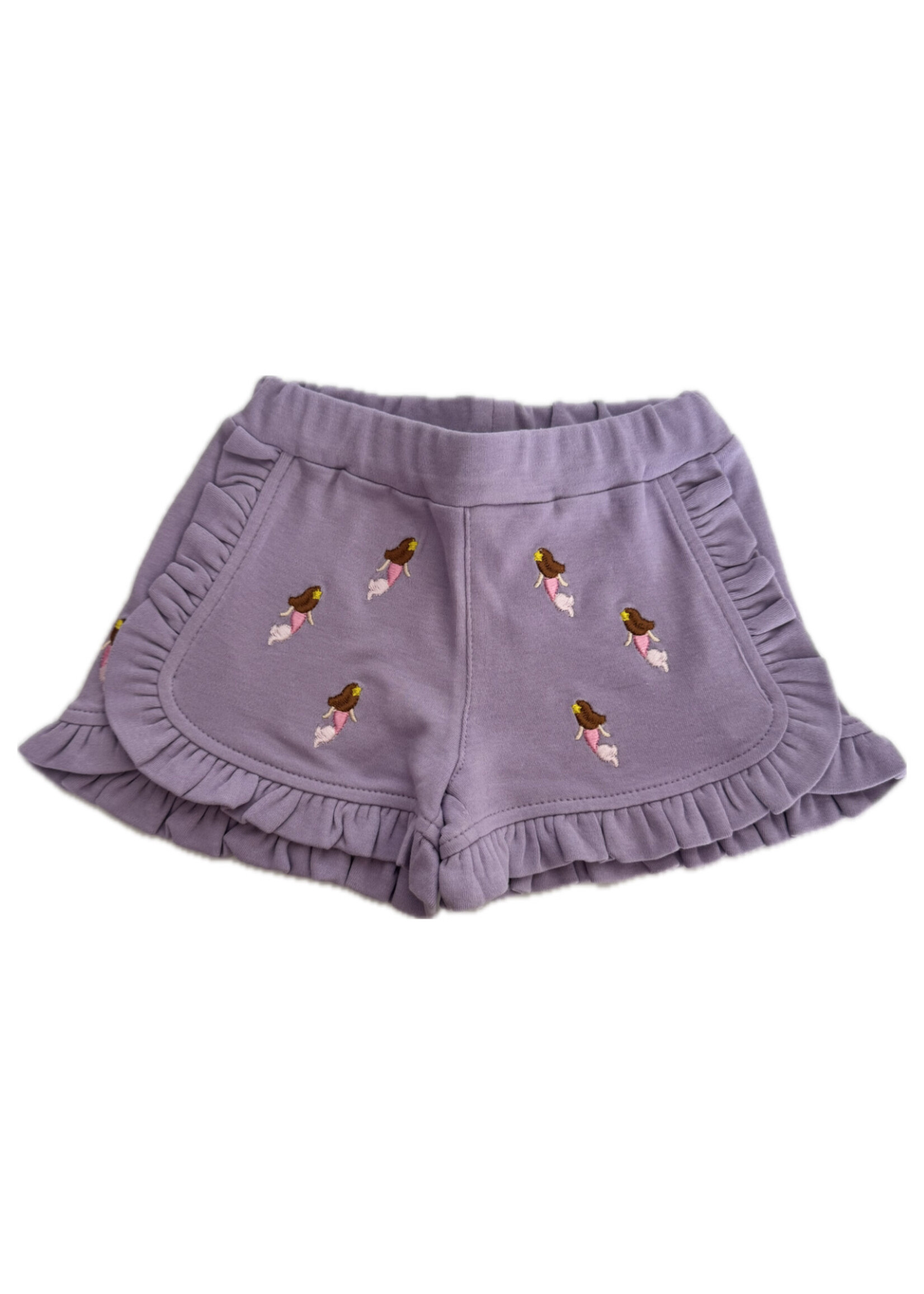 Luigi Kids Round Ruffle Trim Shorts