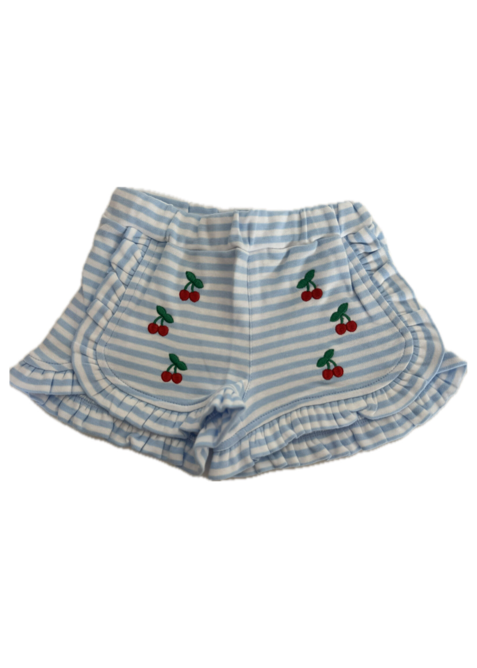 Luigi Kids Round Ruffle Trim Shorts