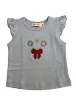 Luigi Kids Girls S/S Pinwheel w/Bow