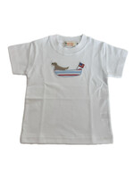 Luigi Kids Boys S/S Boat w/American Flag