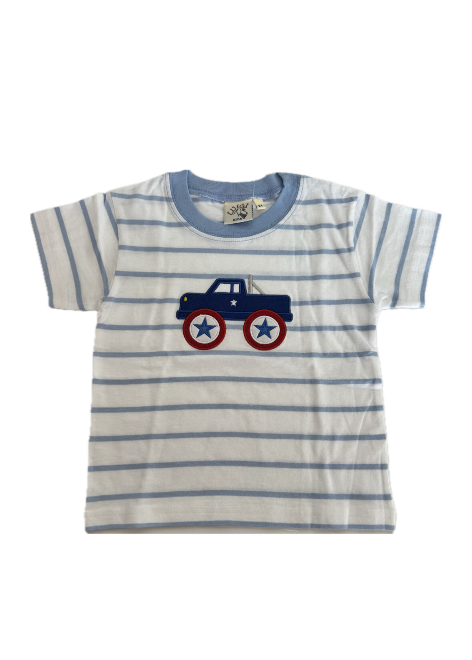 Luigi Kids Boys S/S Stripe 4x4-Truck