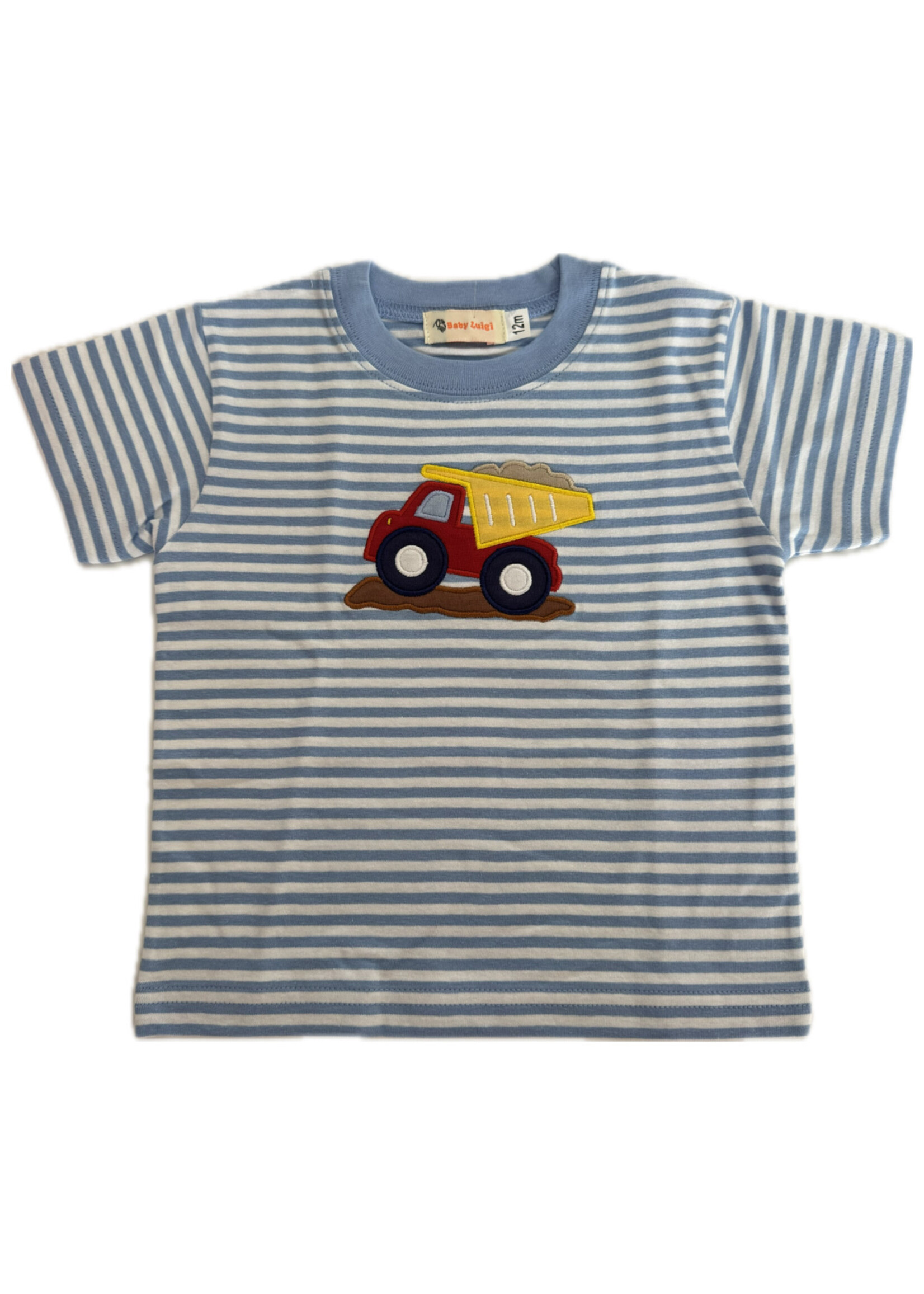Luigi Kids Boys S/S Stripe 3 Dump Truck