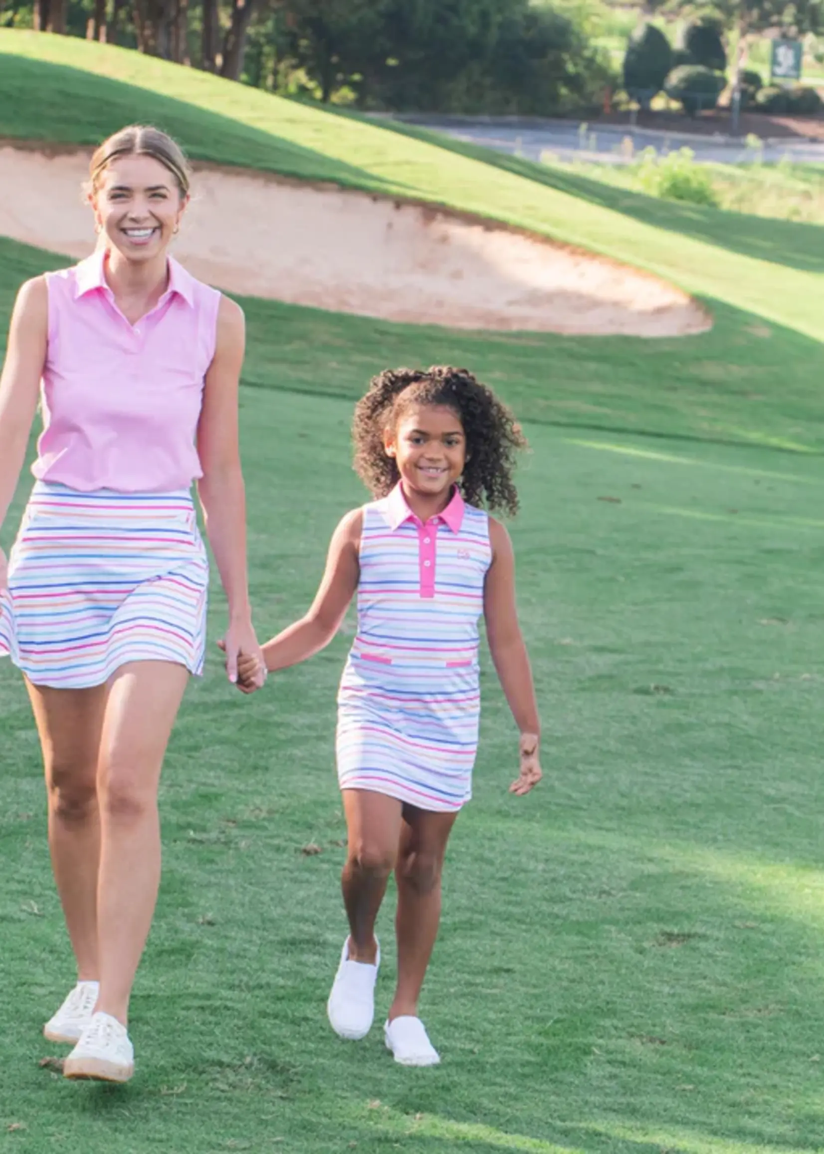 Prodoh Girls' Sleeveless Pro Performance Polo Dress