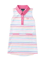 Prodoh Girls' Sleeveless Pro Performance Polo Dress
