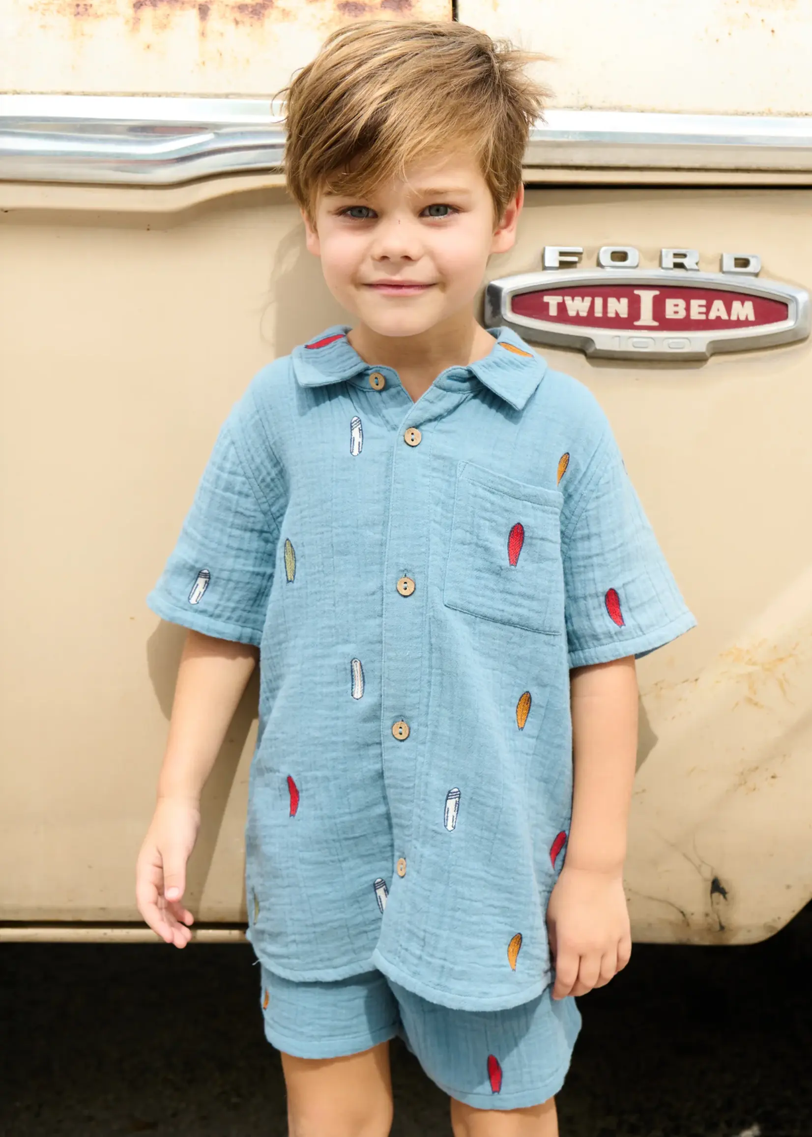 Pink Chicken Boys Jack Shirt