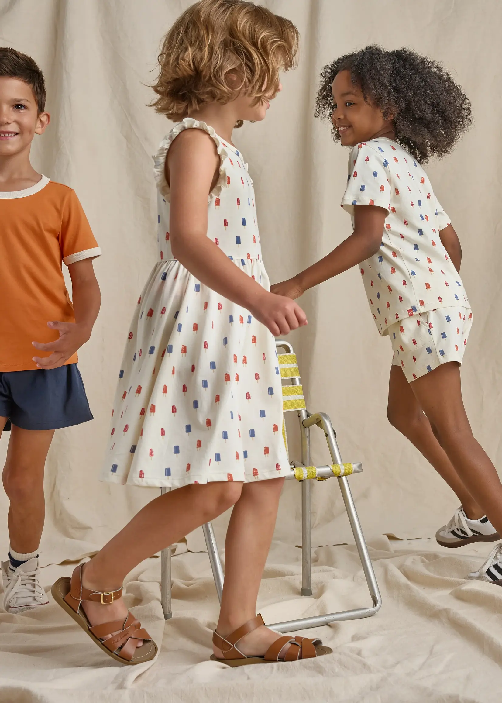 Pink Chicken Sunny Ruffle Dress