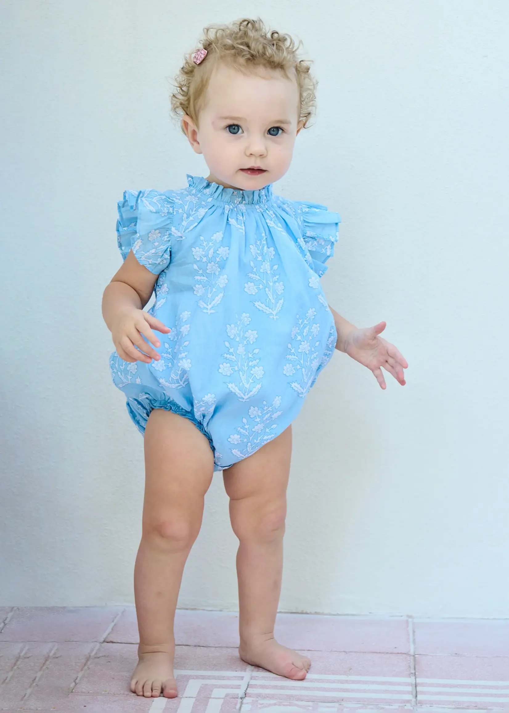 Pink Chicken Baby Girls Harper Bubble