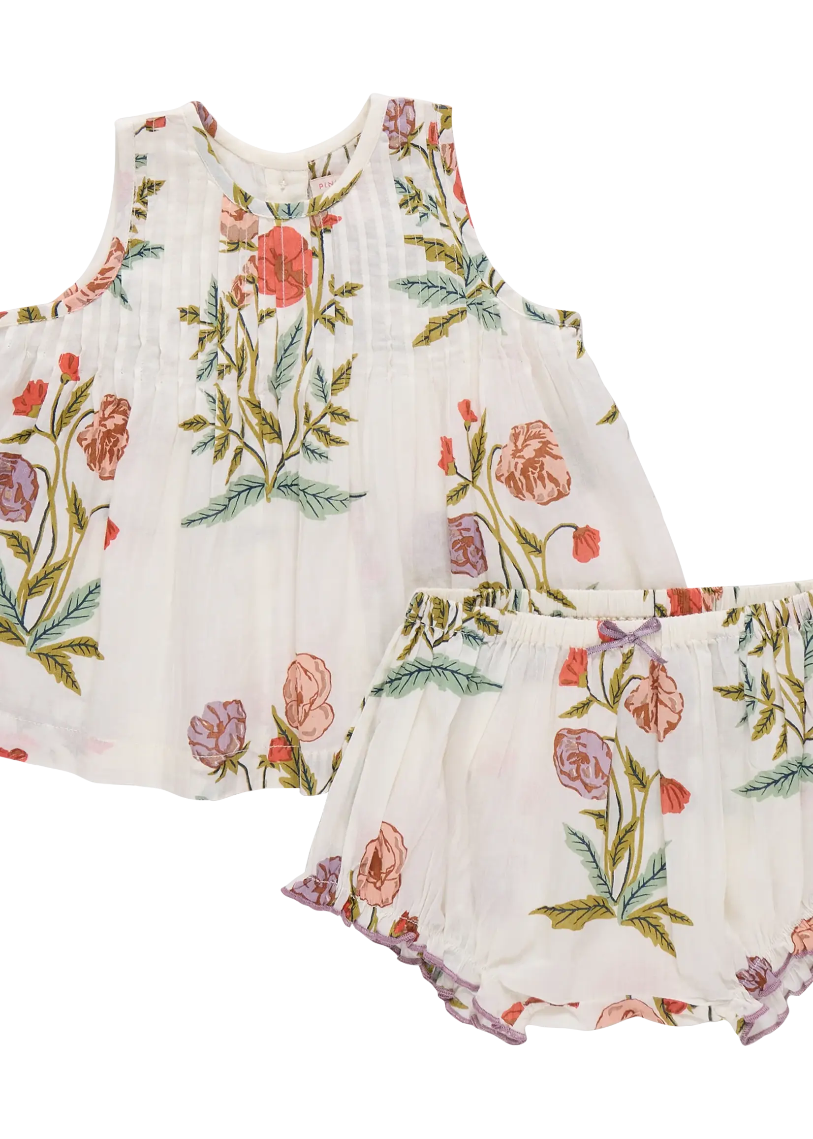 Pink Chicken Baby Girls Jaipur 2-PC Set