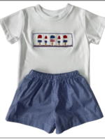 Lulu Bebe Tom Smocked Popsicle Shirt