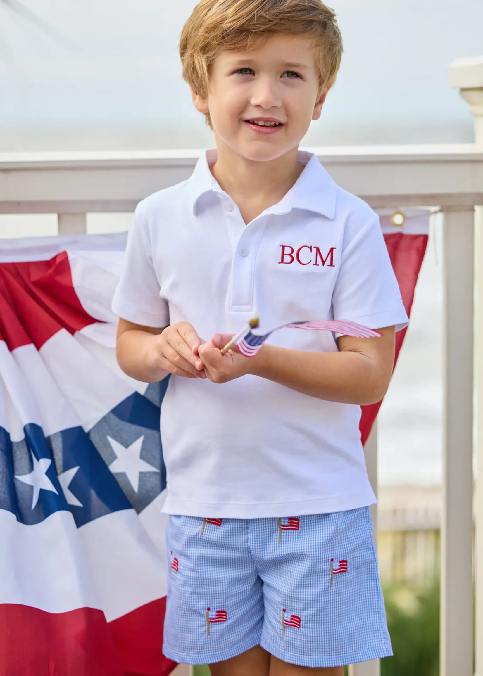 Little English Short Sleeve Polo