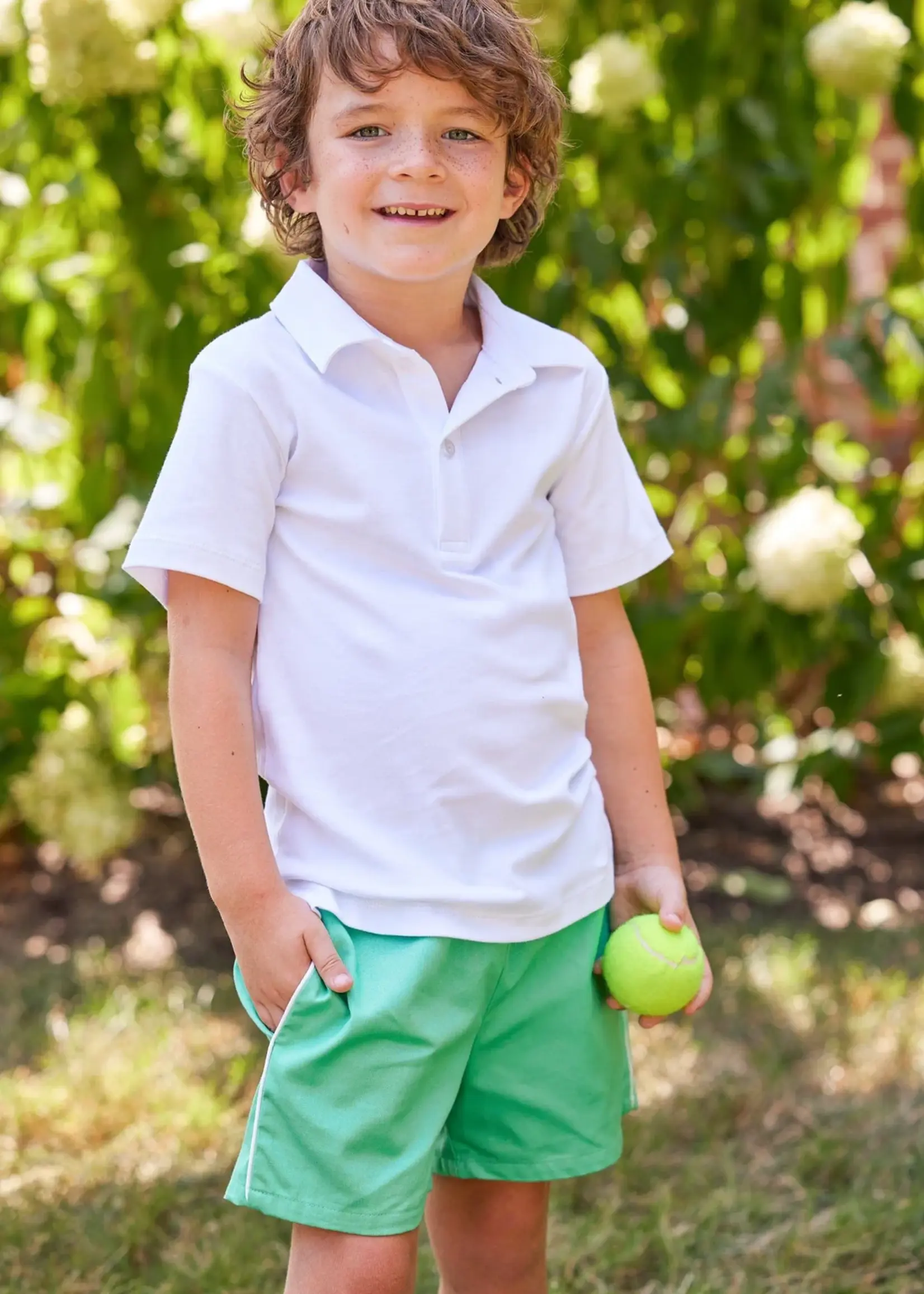 Little English Short Sleeve Polo