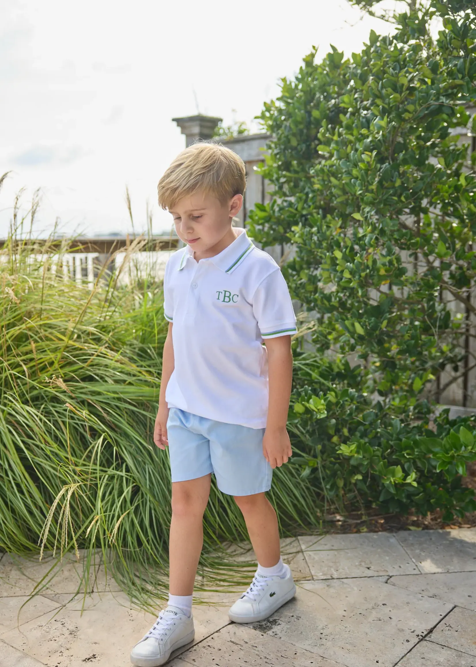 Little English Short Sleeve Tipped Polo