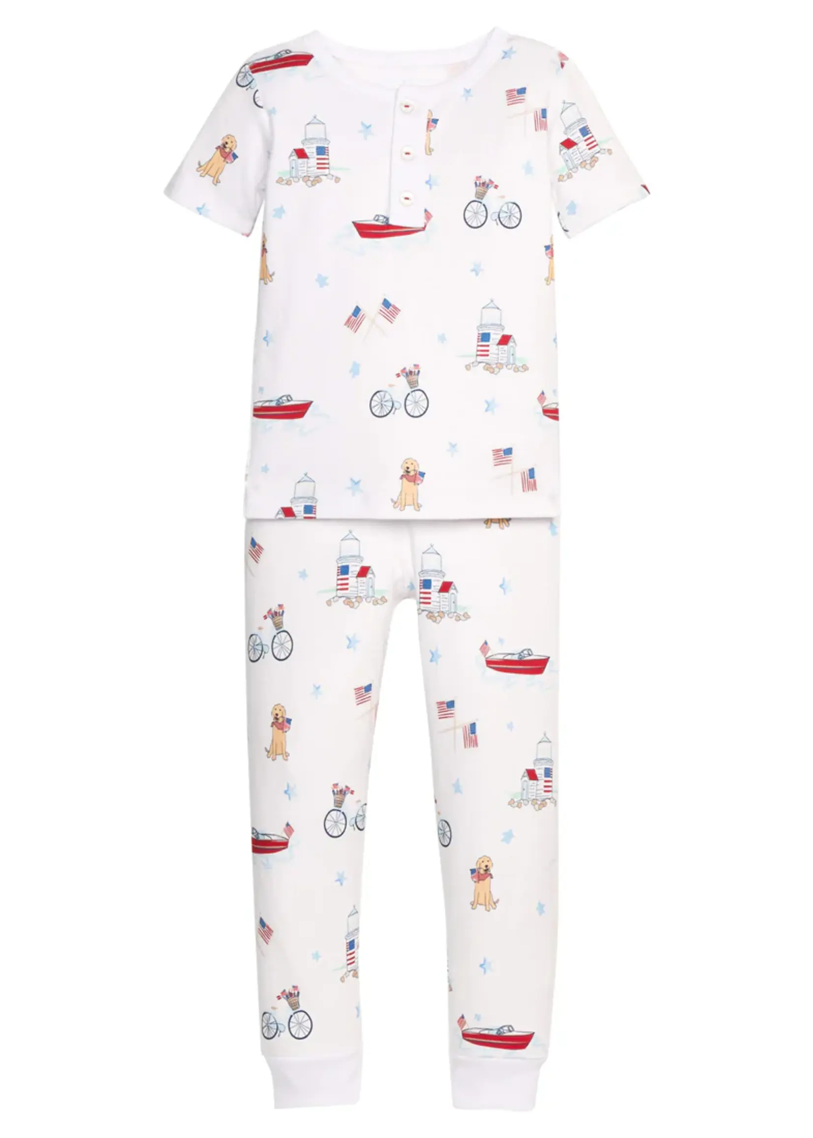Little English Short Sleeve Printed Jammies