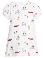 Little English Printed T-Shirt Dress