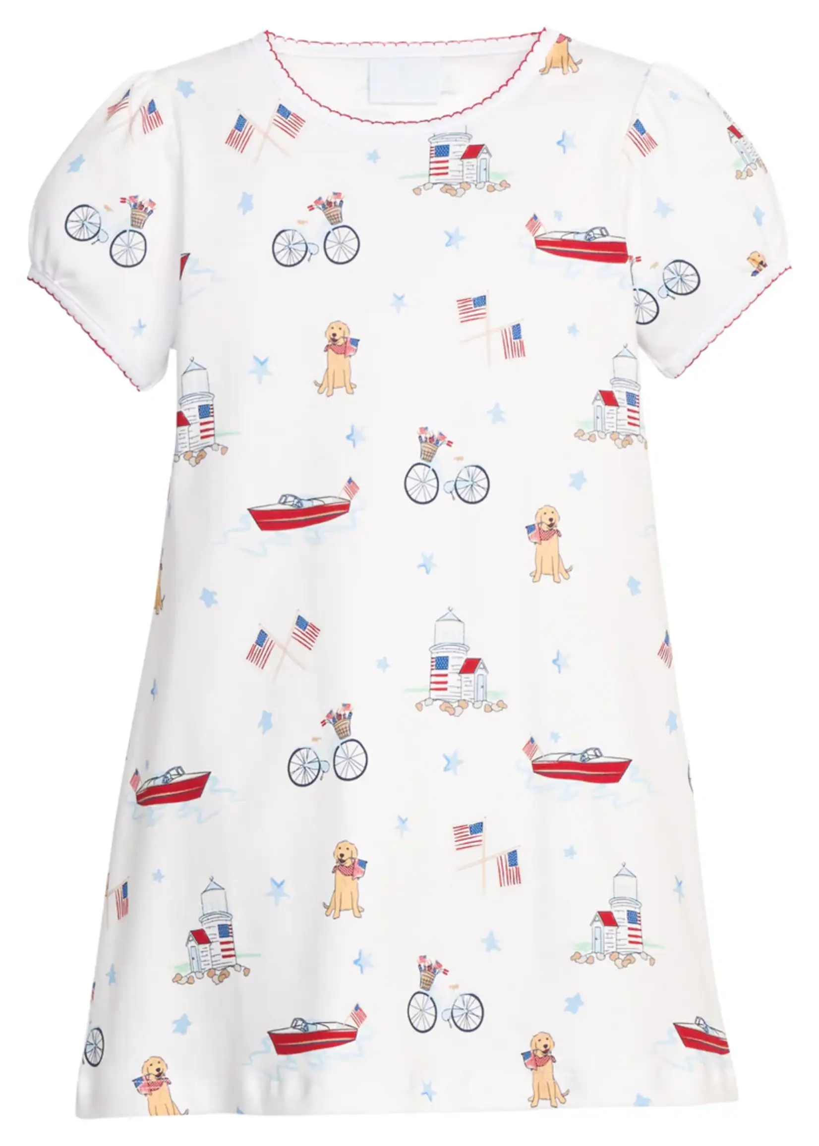Little English Printed T-Shirt Dress