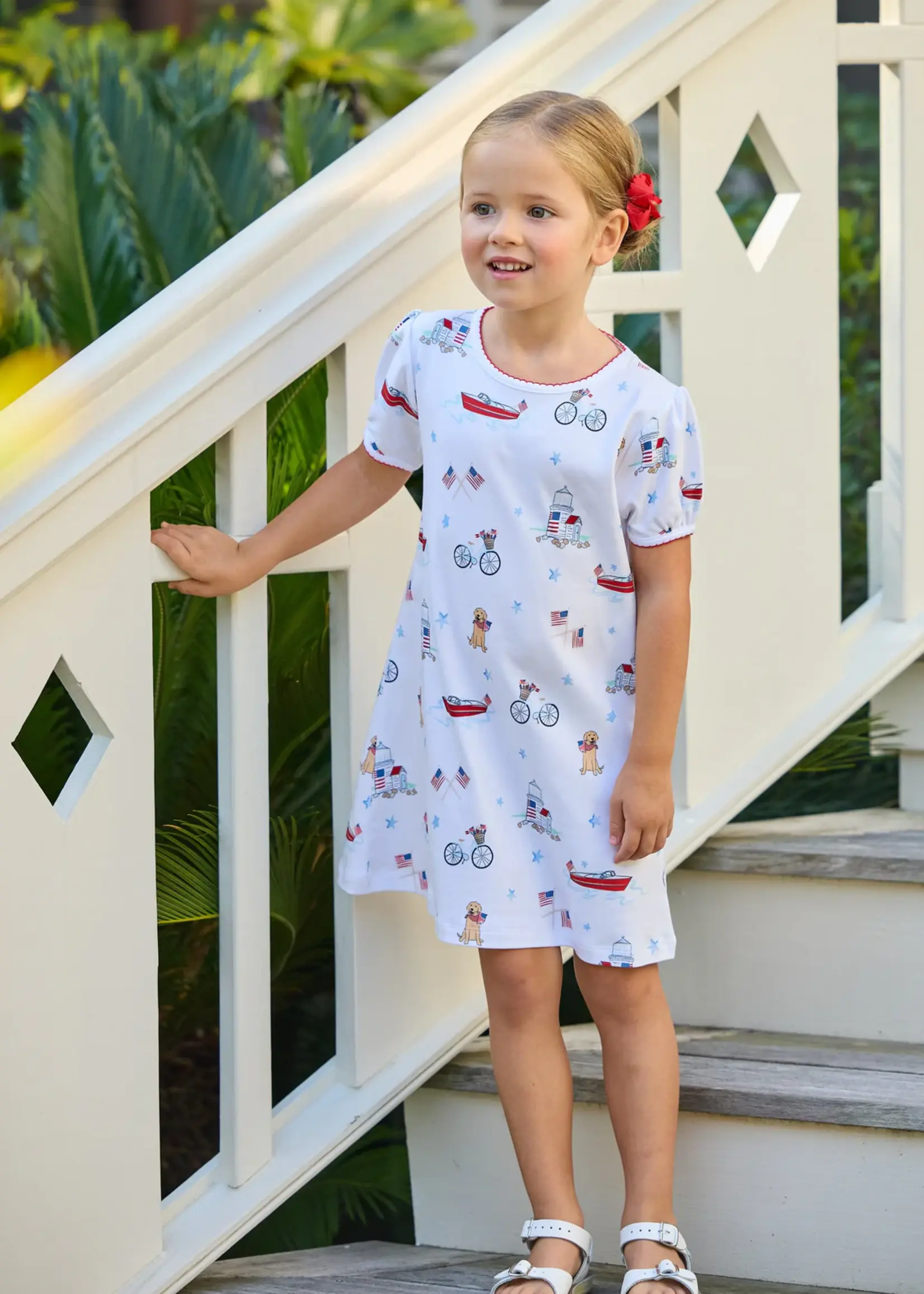 Little English Printed T-Shirt Dress