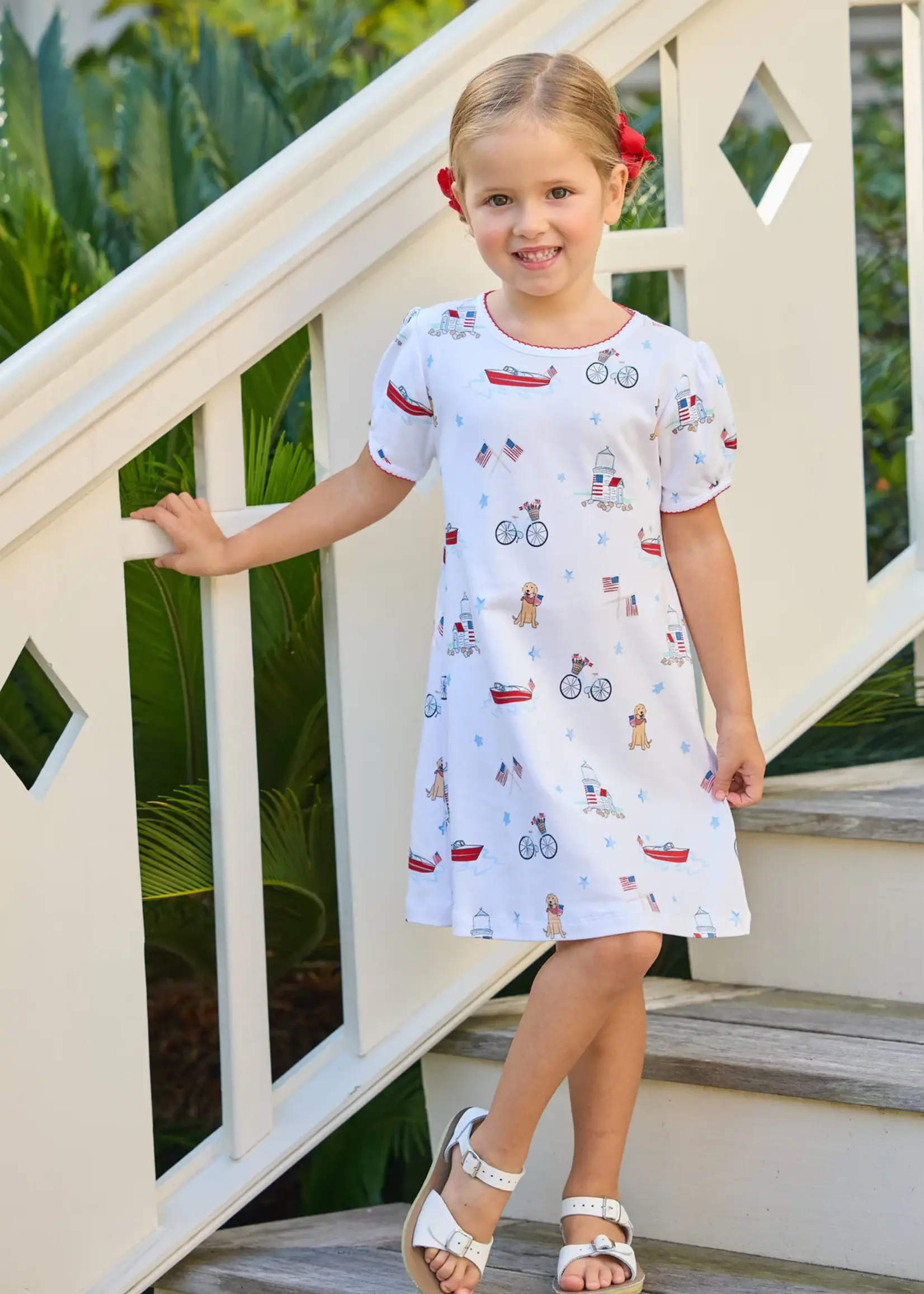 Little English Printed T-Shirt Dress