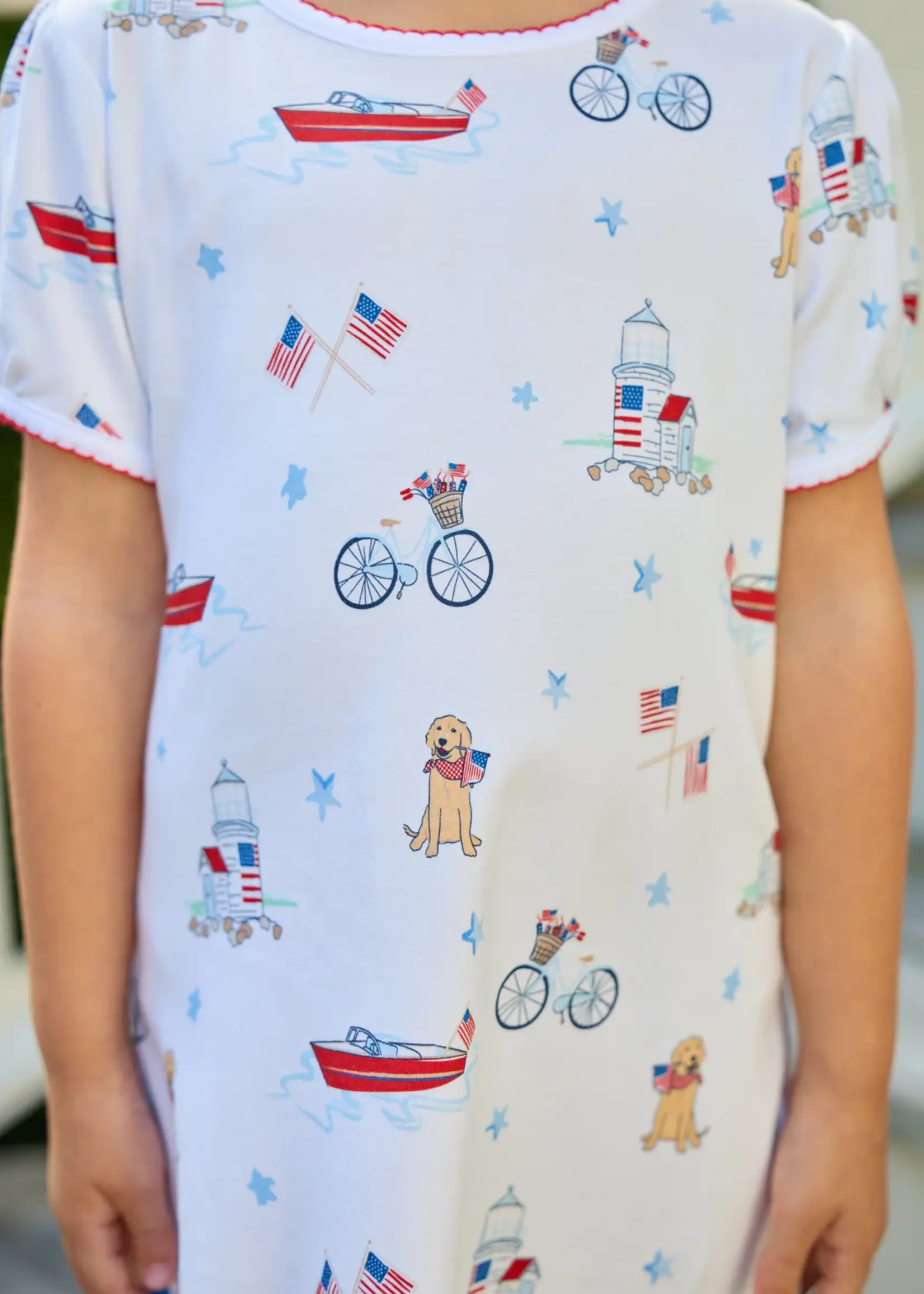 Little English Printed T-Shirt Dress