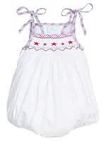 Little English Smocked Tie Shoulder Bubble