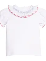 Little English Short Sleeve Smocked Madeline Blouse